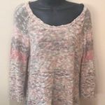 American Rag  spring knit sweater button back long sleeves M Photo 0