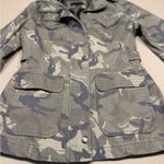 i jeans by Buffalo Women's Green Camouflage Jacket Gray Size M Photo 1