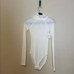 Free People Intimately  All You Want Thermal Waffle Bodysuit Ivory Size Small NWT Photo 1