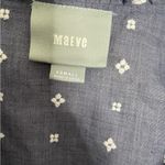 Anthropologie  Maeve Sawyer Tassel Fringe Polka Dot Blouse XS Photo 1