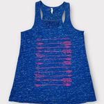 Women’s Bohemian Cowgirl Racer Back Western Tank Size Medium #139 Blue Photo 0