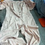 Madewell  Top-Stitched Coverall Jumpsuit in Bashful Blush Pink Size 2 Photo 5