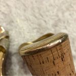 Marc Fisher Cilla 2 Glitter Heel Wedges Gold 9 Photo 4