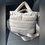 Wilo The Label Cream Puffer Tote Bag Purse Photo 0