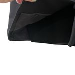 ZARA  Woman Black Mini Skirt Eyelet Tie Detail Women’s Size Large Photo 3