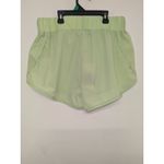 Halara  High Waisted Dolphin Hem Casual Shorts 2" Green Size Small NWT Photo 6