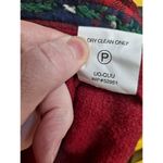 Woolrich Vintage Christmas Vest Holiday Santa Snowman Applique Wool Red Medium Photo 6