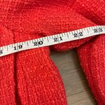 Jason Wu  Tweed Snap Front Bomber Jacket Red Women’s Photo 5