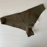 ZARA NWT LASER-CUT OLIVE GREEN BIKINI BOTTOMS Photo 5