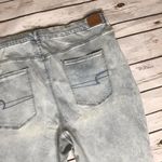 American Eagle 💛 Curvy Hi-Rise Jegging Light Sz 24 Photo 6