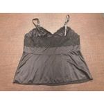 Vintage‎ Dixie Belle Black Lace Camisole Tank Top Size 42 Made in USA Whimsigoth Size L Photo 1
