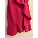 Likely  Monetta Strapless Ruffle Mini Dress Hot Barbie Pink Semi Formal EUC 6 Photo 1
