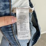 Madewell Size 27 High Rise Denim Mid Length Shorts Frayed Hem Blue Photo 4