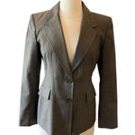 Anne Klein Wool Pinstripe Suit Blazer & Trouser Pants Set Photo 1