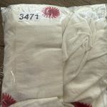 Free People  Boho White Emory Embroidered Midi Dress -Oversized Small‎ Photo 7