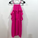 Maurice's Maurice’s bright pink ruffle chiffon sundress size XXL Photo 1