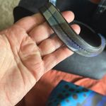 Black and Blue Tote with Geometric Design Photo 6