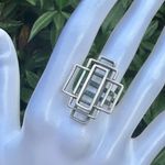 Vintage Modernist sterling silver Aarikka Ring made by Kaija Aarikka, 1960s Mad Photo 3