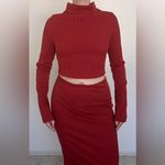 NWT Vintage Capella Burnt Orange 2 piece set, Large, Great Condition Photo 2