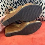 Aerosoles Brown Faux Leather Cork Wedge Sandals 10 M Comfort Boho Retro Chic Photo 8