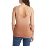 Treasure & Bond Orange Ombre Knit Tank Top Casual Women’s Sleeveless Scoop neck Photo 3