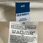 Old Navy NWT  Womens Shirt Top Ivory Ribbed V Neck Long Sleeveeve Plus Size 4X Photo 7