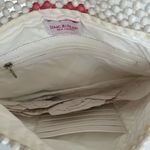 Isaac Mizrahi  White and Pink Heart Beaded Crossbody Bag Photo 6