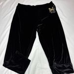 New Disney Parks Lounge Pants Velour Black Pants Meet Me At The Castle Size XXL Photo 1