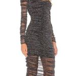 Jonathan Simkhai Ruched Mesh Midi Dress Photo 1