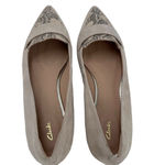 Clarks Womens Size 10 Laina 15 Loafer 2 Beige Leather Dress Dress Flats Shoes Photo 4