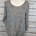 Rose + Olive Black & White 3/4 Sleeve T-Shirt-L Photo 1