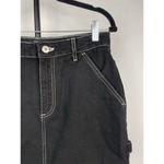 Cotton On Denim Cargo Mini Skirt Womens 6 Black Skater Streetwear Trendy Grunge Photo 1