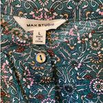 Max Studio Green Maxi Boho Fairy Cottage Evergreen Dress Large - NWOT Photo 6