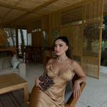 ZARA  maxi dress bodycon slip satin ruffle carmel evening wedding cocktail Photo 3