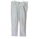 Gap 1969 White Real Straight Size 29r Denim Jeans Ankle Crop Photo 1