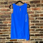 Sage  Royal Blue Sleeveless Cut-Out Caged Mini Shift Dress Women's Size 4 Photo 4