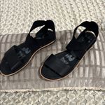 Sorel Black Sporty Ella III Ankle Strap Flat Sandals with Cushioned Footbed Photo 1