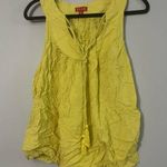 Elle  tank top blouse tie front tassel size xl Photo 0