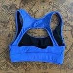 Koral NWOT Womens Amparo Blue Evolve Blackout Sports Bra sz S Racerback Key Hole Photo 4