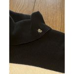 Ralph Lauren Lauren  Monogram Embroidered Cotton‎ Turtleneck Shirt Brown Measured Photo 4