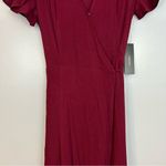 Lulus Heart of Marigold Burgundy Wrap Maxi Dress Size Small Photo 7