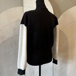 Hippie Rose  Black White Yin and Yang Bomber Varsity Jacket Womens Juniors Small Photo 4