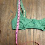J.Crew Green Heritage Scoopneck Bikini Top 90s Medium Swimsuit Resortwear Photo 2