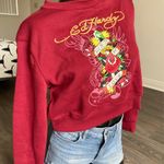 Ed Hardy Red  sweater  Photo 0