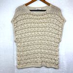 Forever 21 Y2K‎  M Beige Crochet Top Boho Cottage Coastal Grandma Summer Beach Photo 1