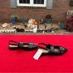 Wild Fable Nwt Size 7 Peyton Double Buckle black Slingback Flats by  Photo 1