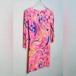 Lilly Pulitzer  Women Sophie Pink Seashell Print Shift Knit Dress Size XS Photo 4