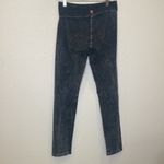 T Party Fashion T Party Gray & White Marbled Skinny Stretchy Leggings Sz Sm Cotton Athletic Photo 3