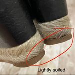 via spiga Black Leather Peep Toe Wedge Sandals 7 Photo 13