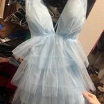 Light Blue Mini Dress Photo 0